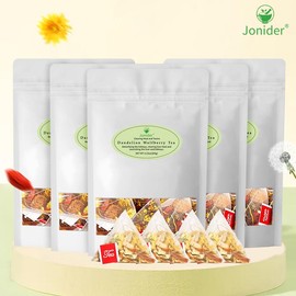 Jonider: Dandelion Wolfberry Tea - Natural Blend of 6 Herbs for Kidney Detox - 120g Pack - Specification: 5pcs[2 course of treatment]