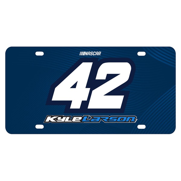 R and R Imports Officially Licensed NASCAR Kyle Larson #42 License Plate