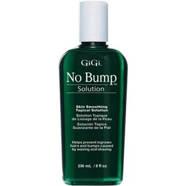 GiGi No Bump Skin Smoothing Topical Solution for after shaving, waxing or laser hair removal treatment 8 oz