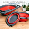 Westmark Foldable Colander - Plastic Pasta Strainer - Diameter 22