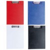 eBuyGB A4 Durable PVC Clipboard with Folding Cover - Red