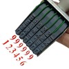 Number Stamp,zeng 6 Digits Changeable0-9 Numbers & Symbol Multi-Function DIY