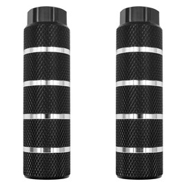 ANCLLO 2 PCS Bike Foot Pegs Axle Rear Foot Pegs Aluminum Alloy BMX Stunt Pegs Anti-slip Rear Feet Pedals for Mountain Bikes Bicycle