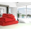 Blue Label 500gsm Plain Hand Towel Cherry (SEE SIZE OPTIONS)