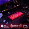 GK61 Teclado mecánico para juegos – 61 teclas multicolor RGB