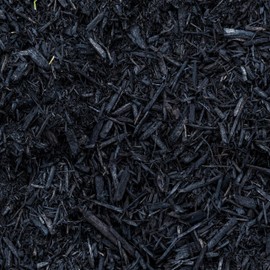 GARDENWISE Premium Black Wood Mulch for Landscaping, Gardens, Lawns, Potting Media, and Potted Plants (0.3 CF - 8 L - 9 QTS)