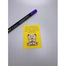 Pocket Hugs, Mama Bear, Mama Bear Gift, Missing You Gift, Back To School Gift, Easter Basket Stuffer, Mother's Day Gift (Bear Pocket Hug)