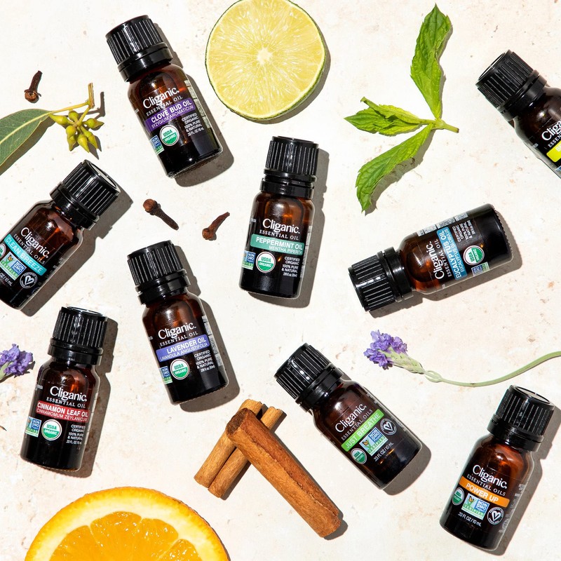 Cliganic Organic Geranium Essential Oil, 100% Pure Natural for Aromatherapy