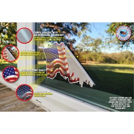 Decals by Haley Florida State Flag Sticker Florida Flag Decal Pack for Car Truck Vehicle Window Vinyl State of Florida Flag Decals State Seal - Safe for Vehicle Paint Texas Laptop Decal Bumper