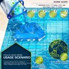 Lanchez Cordless Handheld Pool Vacuum for Above Ground Pool Telescopic