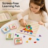 120-Piece Montessori-Inspired Matching Puzzle Set – Wooden Logic and Cognitive