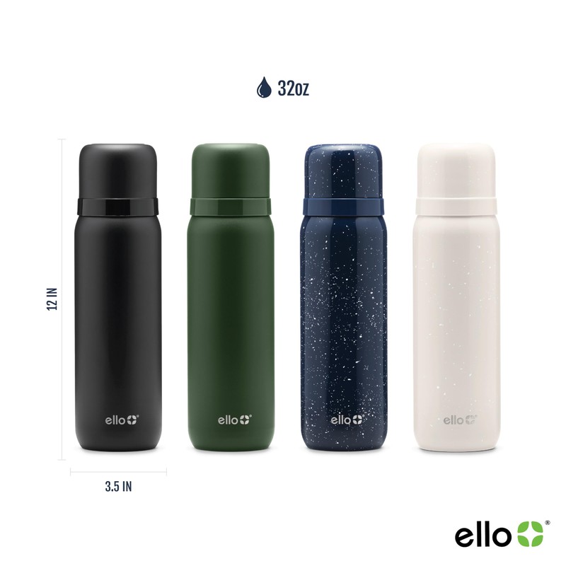 Ello Therma 32oz Insulated Stainless Steel Thermos for Hot &