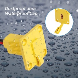 CERRXIAN 14AWG XT60 Male to DC 5.5mm x 2.5mm Male Mount Panel Power Cable for E-Bike, Solar Panel (3.2FT 5525-MM)