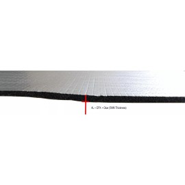 IES Thermal Sound Deadening Reflective Heat Shield Auto Insulation Mat 5mm (4x50)