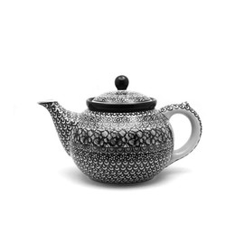 Polish Pottery Teapot - 1 1/4 qt. - Misty Dragonfly