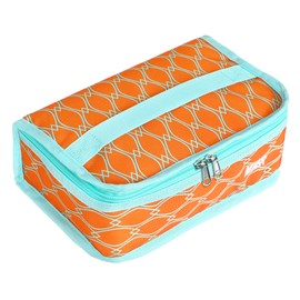 MIER Insulated Lunch Bag Small Lunch Box Bag Women Men Kids Portable Mini Cooler Bag for School Work Travel 5L, Orange