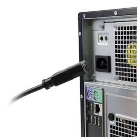 C2G Power Cord, Replacement Power Cable, 3 Pin Connector, Computer Power Cord, C13 to NEMA 5-15, Black, 6 Feet (1.82 Meters), Cables to Go 24906