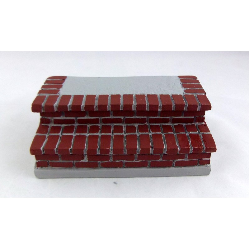 Dollhouse Miniature Brick Entry Stairs