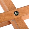NUZAMAS Adjustable Solid Wood Guitar Footstool, Foldable, Height and Angle