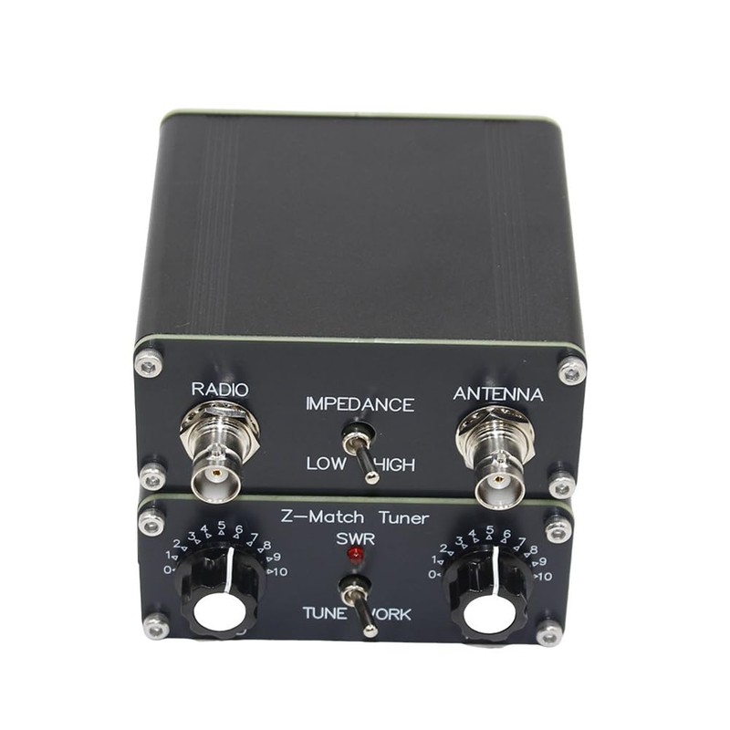 Xsdjasd QRP Z-Match Manual Tuner Antenna 5W Tuner 3-28 MHz