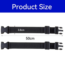 2 Pcs Bag Strap with Clip,Adjustable Backpack Chest Strap,Bumbag Extender Straps Luggage Suitcases Cargo Tie Quick Release Buckle,for School Bag Outside Travel Hiking Jogging Biking