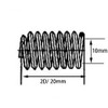 M10 x 1.5mm x 2D Helicoil Wire Inner Thread Inserts,