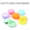 Pack of 6 Mini Jars with Lid, 10 ml, Empty