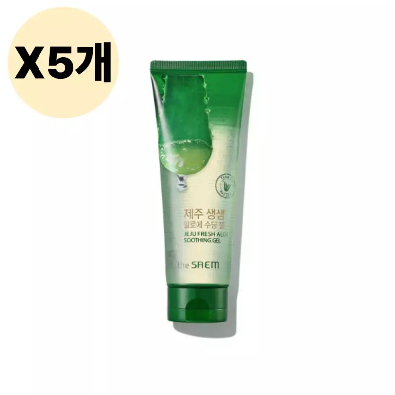 The Saem 더샘 제주 생생 알로에 진정 수딩젤 튜브 로션