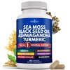 NEW AGE Sea Moss Black Seed Oil Ashwagandha Turmeric Bladderwrack