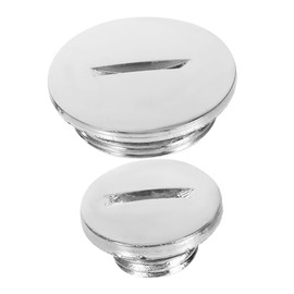 Zerodeko Motocross ATV Parts Engine Cover Cap Left Side Decorative View Holes Alloy