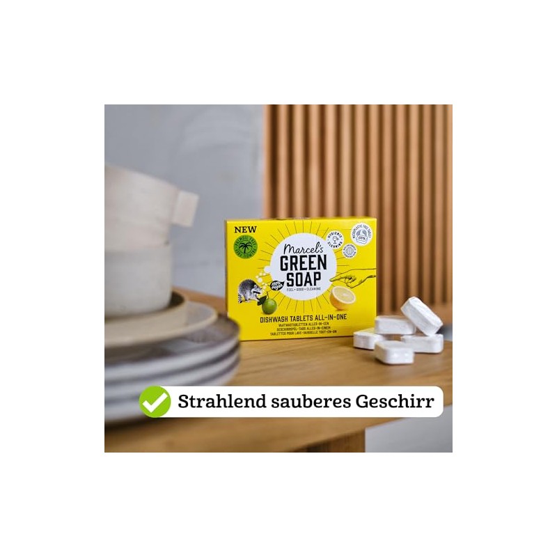 Marcel's Green Soap - All-in-One Dishwasher Tablets - Dishwasher Tablets