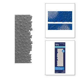 Starry Night 3D Emboss & Cut Folder from The Simon's Space Adventure Collection by Simon Hurley, White