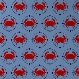 CafePress Crab Nautical Coastal Polyester Tote Bag 16"x16"