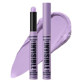 Jolilab 1 Color Contour Stick Concealer Stick Cream Palette Contour Multifunctional Contouring Makeup Kit for Face Highlighter Makeup Stick Set Long Lasting & Waterproof (03#purple, 1)