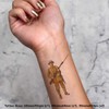 4 x 'WW1 British Soldier' Temporary Tattoos - Water Resistant,