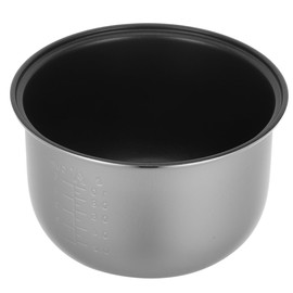 STOBAZA Nonstick Electric Pressure Cooker Inner Pot Replacement Aluminum Alloy Rice Cooker Liner Easy to Clean Ideal for Steaming Boiling Cooking Family Gatherings 7.08X7.08X4.29 Inches