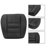 FZJDSD Black Driver & Passenger Side Bottom Leather Seat Cover