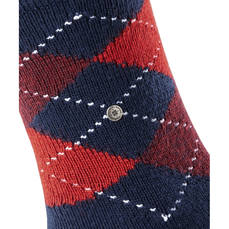 Burlington Men's Preston Calf Socks, Blue (Stahlblau), 6.5-11 (Manufacturer Size: