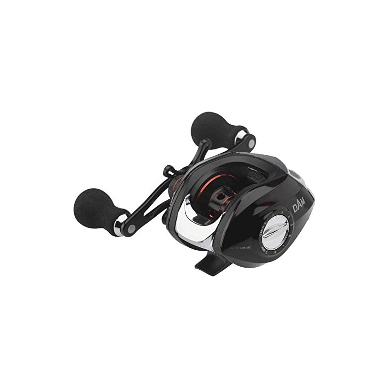 DAM Quick 2, Fishing Reel, Low Profile Baitcast Reels, Allround