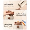 Zmol Fully Automatic Pencil Sharpener, Brown Bear Pencil Sharpener for