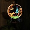 YZYOE Solar Powered Squirrel elf Light, Garden Decoration forging Iron
