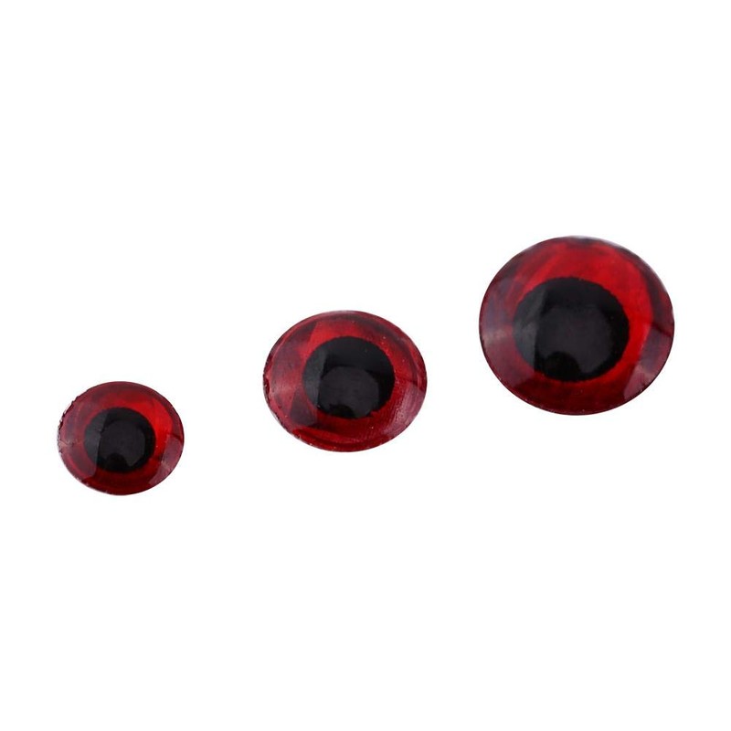 Tbest 500 unids señuelo de la Pesca Ojos 3D cebos