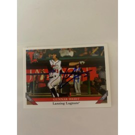 Gunnar Heidt 2015 Signed Lansing Lug Nuts Team Card
