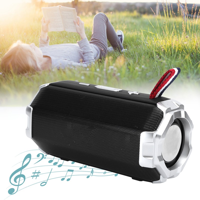 Rechargeable Bluetooth Speaker Portable Outdoor Subwoofer Dual Loudspeaker Support U