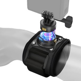 PULUZ Go Pro Wrist Strap Mount for Action Camera, Go Pro Hand Strap with Magnetic Quick Release insta360 Wrist Strap for Go Pro DJI Insta360 ASASO Action Camera for POV Recording