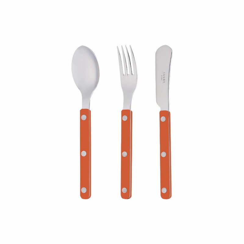 Saber cutlery 3 piece dessert set, pastel green / 사브르