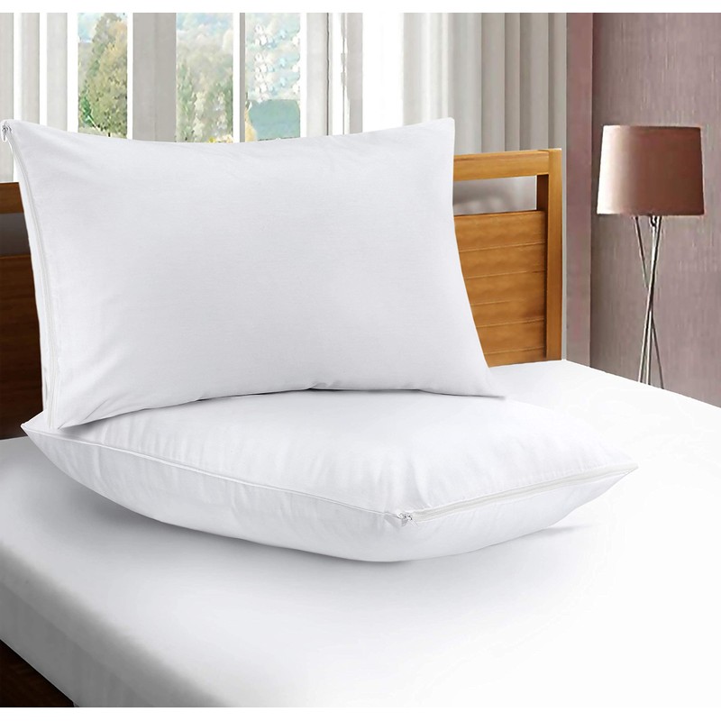 Adam Home 100% Brushed Microfiber Pillow Protectors (2 Pack, Standard