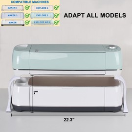 LOPASA High Stand Legs for Cricut Maker 4/3/1 and Explore 4/3/air2, Cutting Machine Organization and Storage Solutions, Craft Desk Accessories Organizer Stand