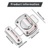 1 Pcs Stainless Steel Bathroom Door Lock, Bathroom Latch Rotate