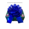 Big Blue Bow - 12 Inch Present Bow- Large Bow